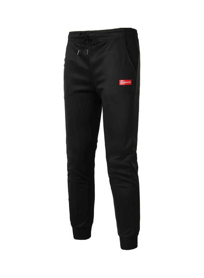 Drawstring Pants Black  - Image 1
