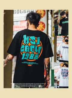 Generic Hip Hop Leisure T-Shirt Black  - Image 3
