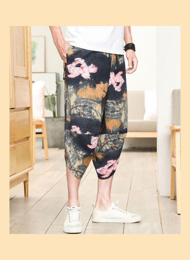 Loose Fit Three Quarter Pants Multicolour  - Image 4
