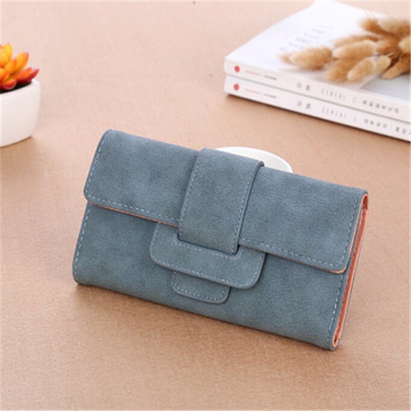 FRIEET High Quality Lightweight Ladies Wallet Blue - Image 2