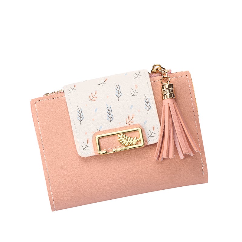 FRIEET Pu Leather Fashion Women's Wallet Orange  - Image 1