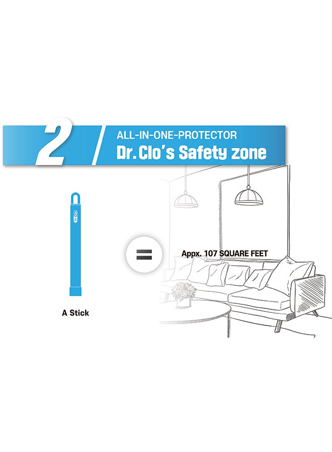 Dr.Clo - Sanitizing and Deodorizing Stick For Automobiles Black 15cm - Image 1