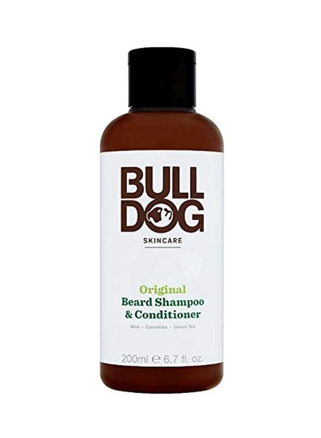 BULLDOG - Pack Of 4 2-In-1 Original Beard Shampoo And Conditioner 200ml - Image 1