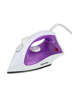 KRYPTON Powerful Non-Stick Soleplate Iron With Self Clean Function And Variable Steam Control 1200 W KNSI6071 White/Purple  - Image 1