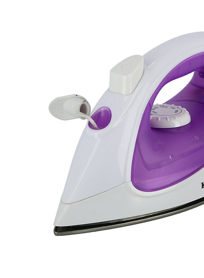 KRYPTON - Powerful Non-Stick Soleplate Iron With Self Clean Function And Variable Steam Control 1200 W KNSI6071 White/Purple - Image 1