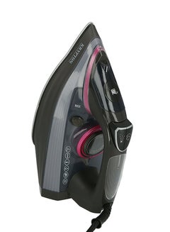 KRYPTON Ceramic Steam Iron With Variable Steam Control, Ceramic Soleplate, Self Clean Function, Wet & Dry 2200 W KNSI6137 Black/Grey  - Image 2