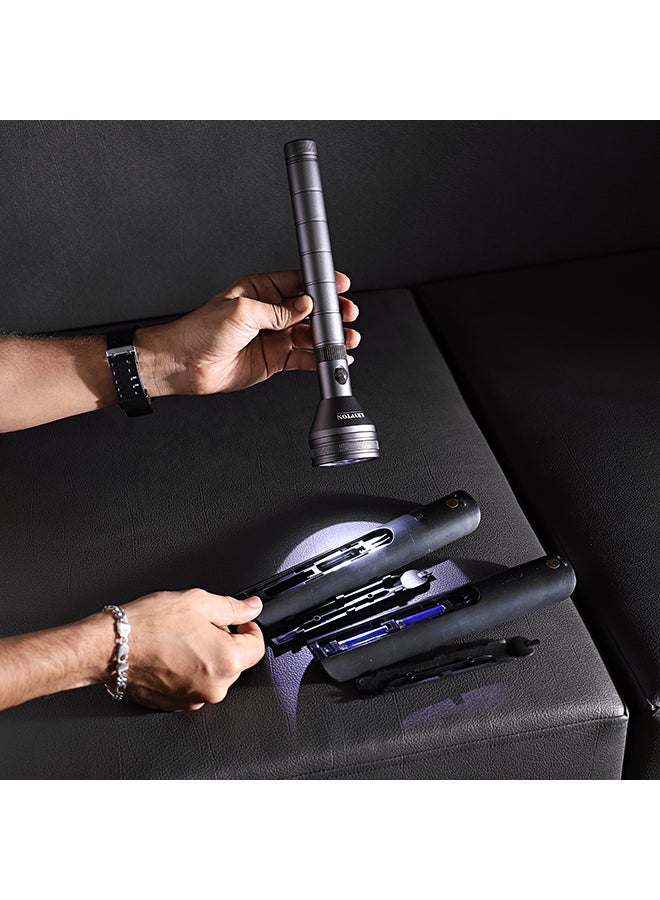 KRYPTON - Rechargeable LED Flashlight Black - Image 1