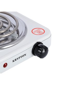 KRYPTON Single Burner Hot Plate 1000 W KNHP5309 White  - Image 4
