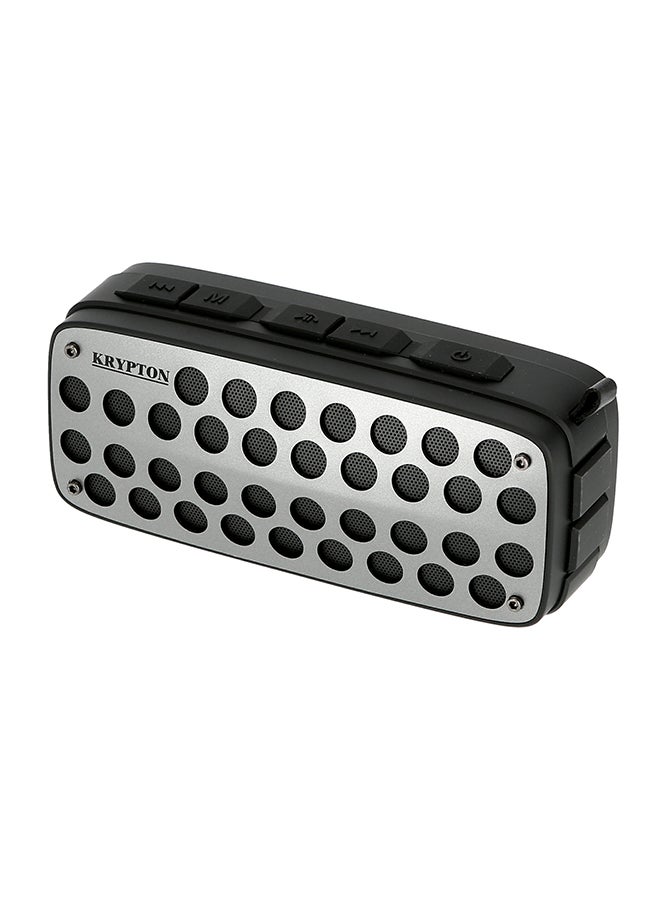 KRYPTON Rechargeable Bluetooth Speaker Silver/Black  - Image 1