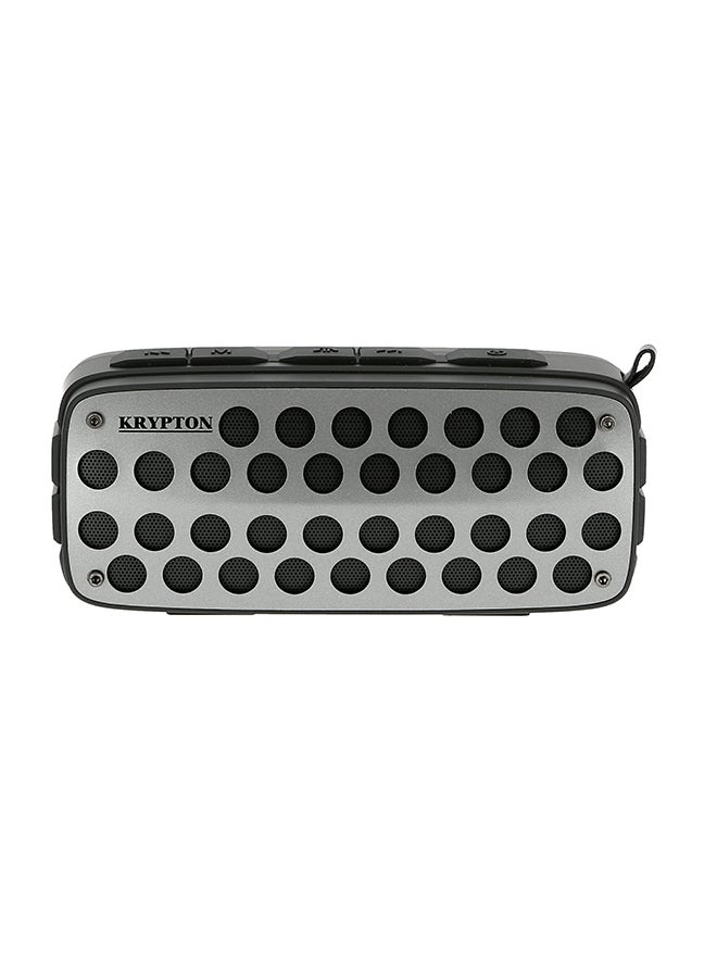 KRYPTON Rechargeable Bluetooth Speaker Silver/Black  - Image 2