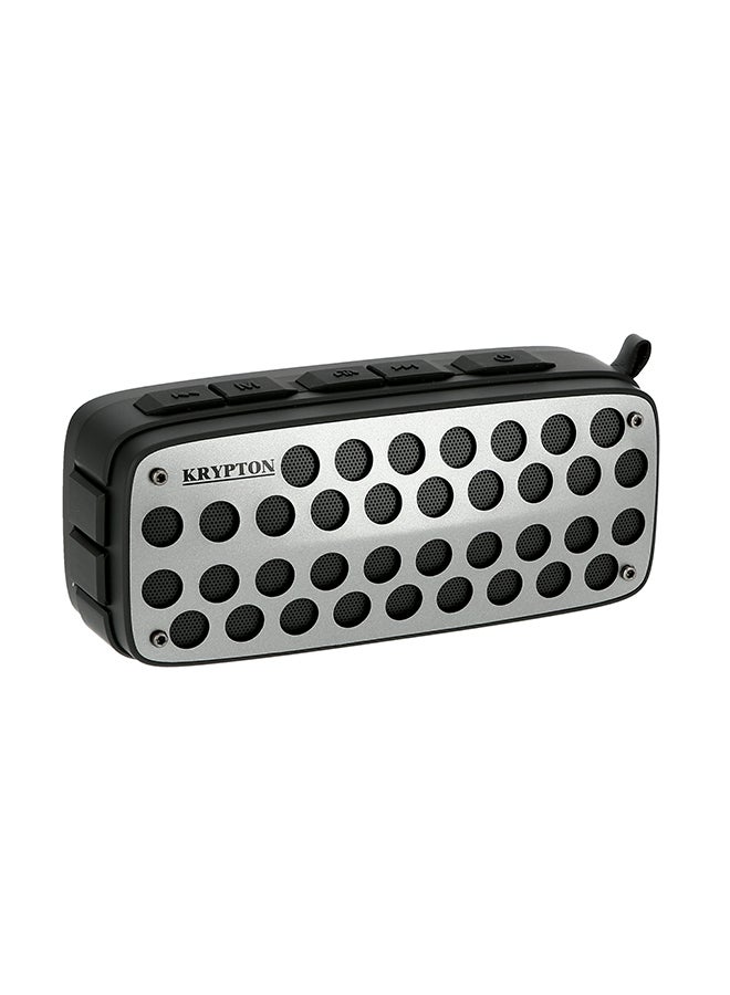 KRYPTON Rechargeable Bluetooth Speaker Silver/Black  - Image 4