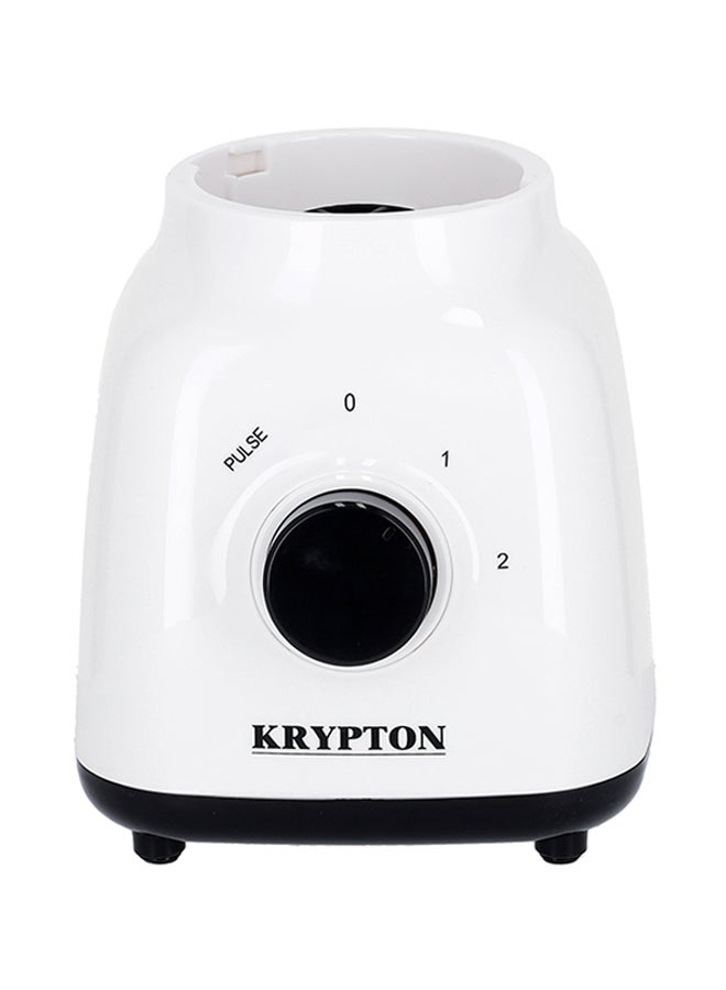 KRYPTON BPA Free Blender Jar 4 Sharp Stainless Steel Blades with 2 Speed 1.5 L 400 W KNB6211 White  - Image 3