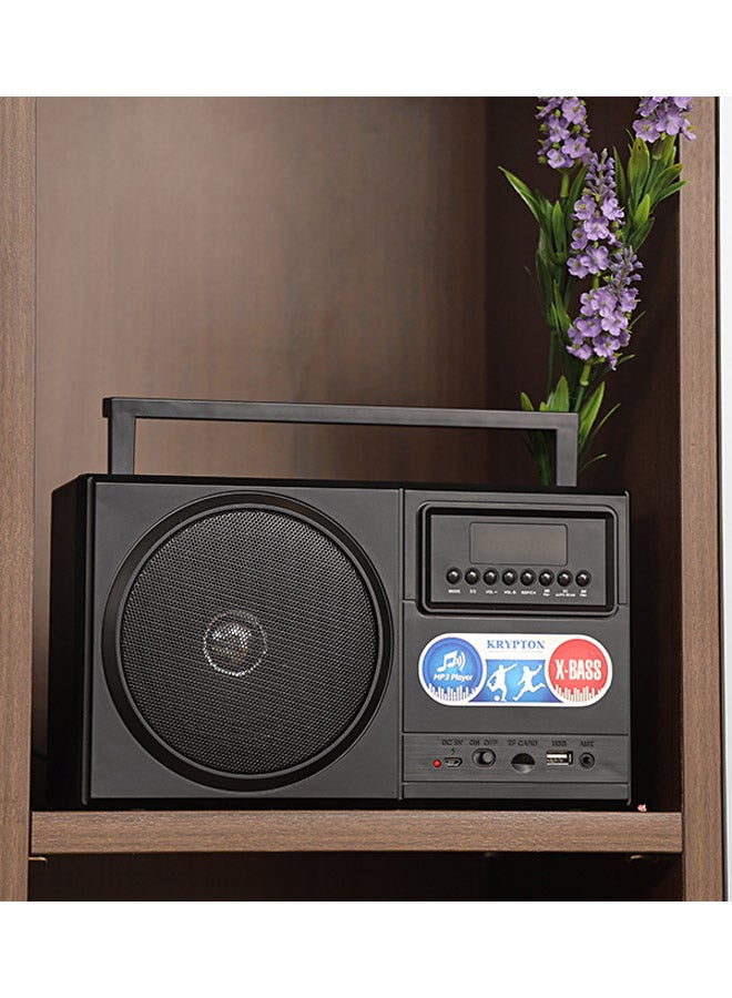 KRYPTON Rechargeable Radio KNR5368 black  - Image 4