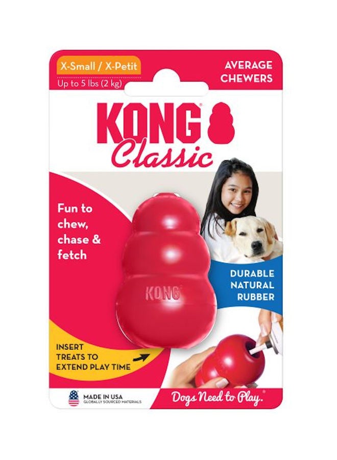 Kong Classic Dog Toy Red Xsmall - Image 1