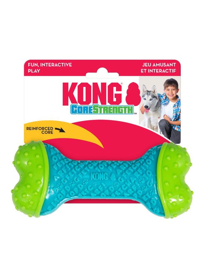 Kong Core Strength Bone Blue/Green Medium - Image 1