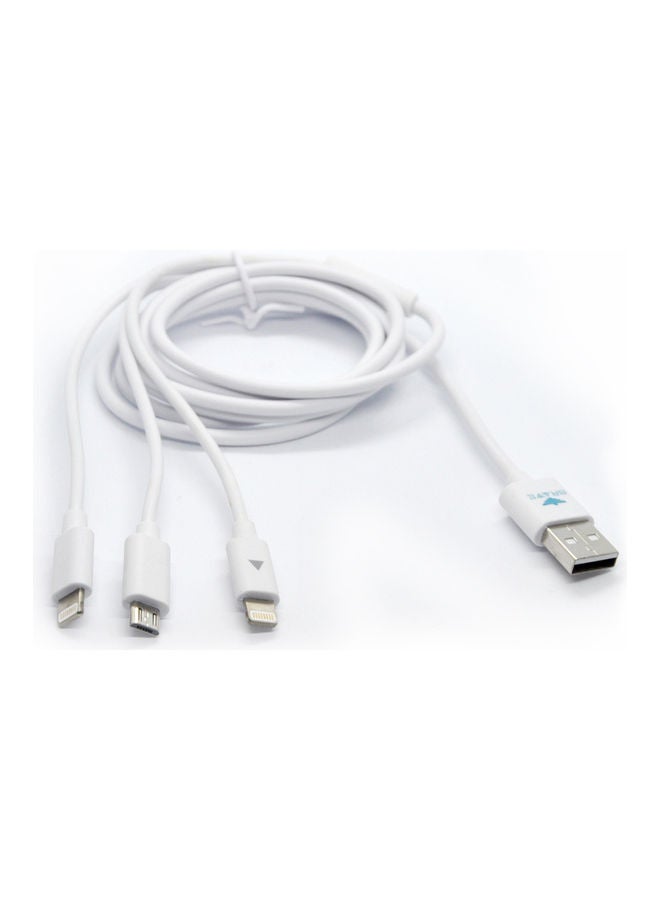 3-In-1 USB Cable White - v1606832270/N42703733A_1