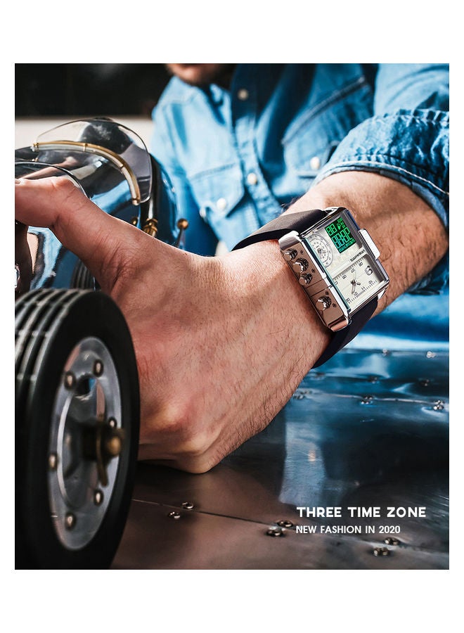 Beauenty Men's Multi Functional Waterproof Student Tide Card Electronic Watch - Image 5