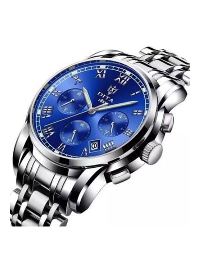 بيوينتي ساعة يد رياضية غير ميكانيكية مقاومة للماء YPH6407 - 42 مم - فضية - Image 1