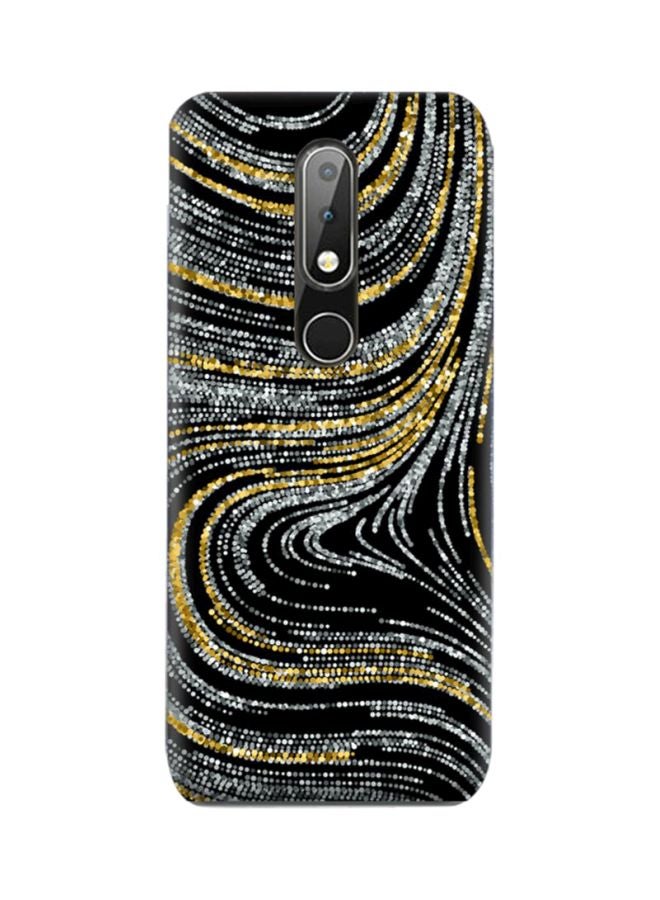 AMC DESIGN - Protective Case Cover For Nokia 6.1 Plus Black/Silver/Gold - Image 1