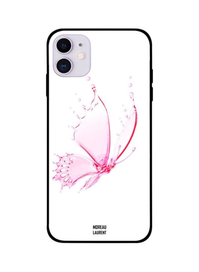 Moreau Laurent Protective Case Cover For Apple iPhone 11 White/Pink