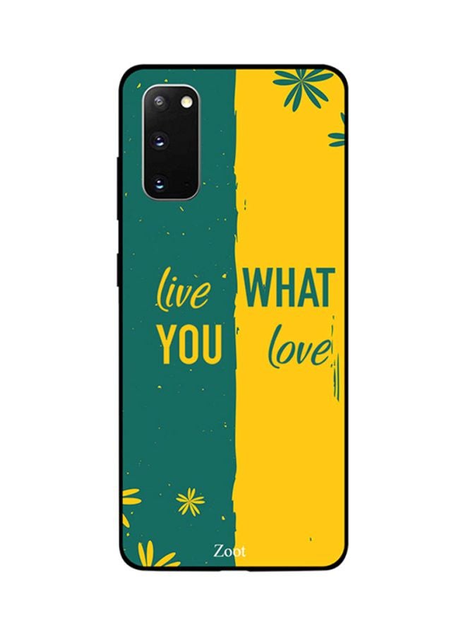 Zoot Skin Case Cover -for Samsung Galaxy S20 Yellow/Green Yellow/Green
