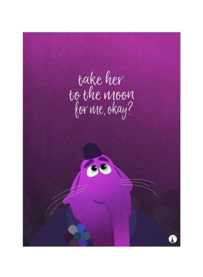 بي بي لوح ماوس بطبعة شخصية من ديزني أرجواني