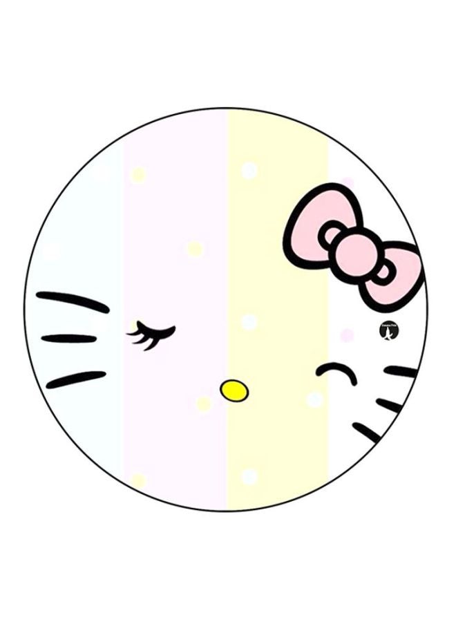 BP Hearts Printed Mouse Pad White/Black/Pink