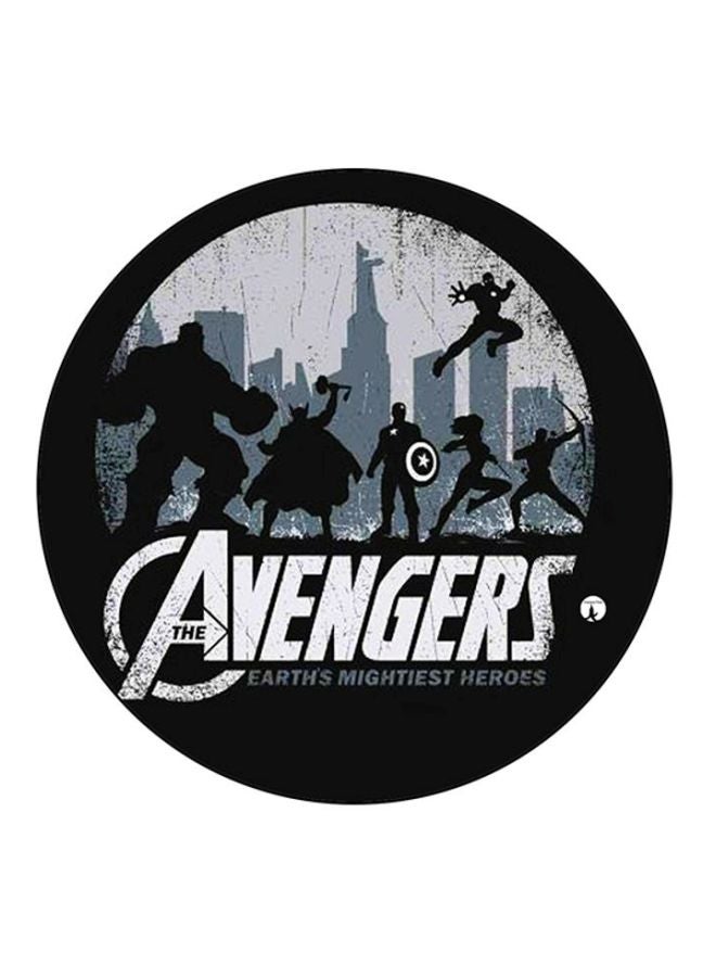 BP Avengers Printed Mouse Pad Black/White/Grey 