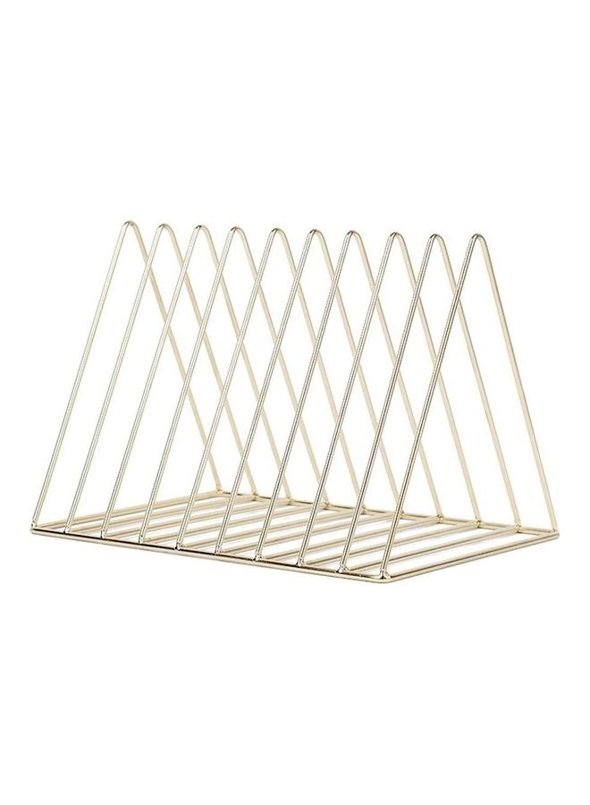مسند كتب من الحديد بتصميم مثلث ذهبي - Image 3