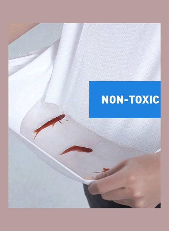Generic Anti-Dirty Waterproof Quick-Drying Short Sleeve T-Shirt Top White  - Image 5