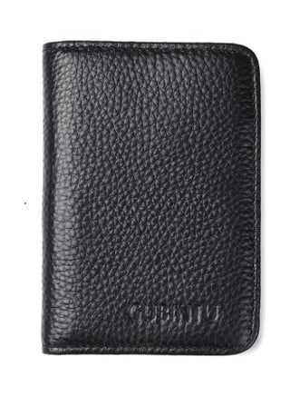 Mini Wallet Zipper Top Multi Functional Leather Coin Bag Black - v1606838005/N42709386A_1