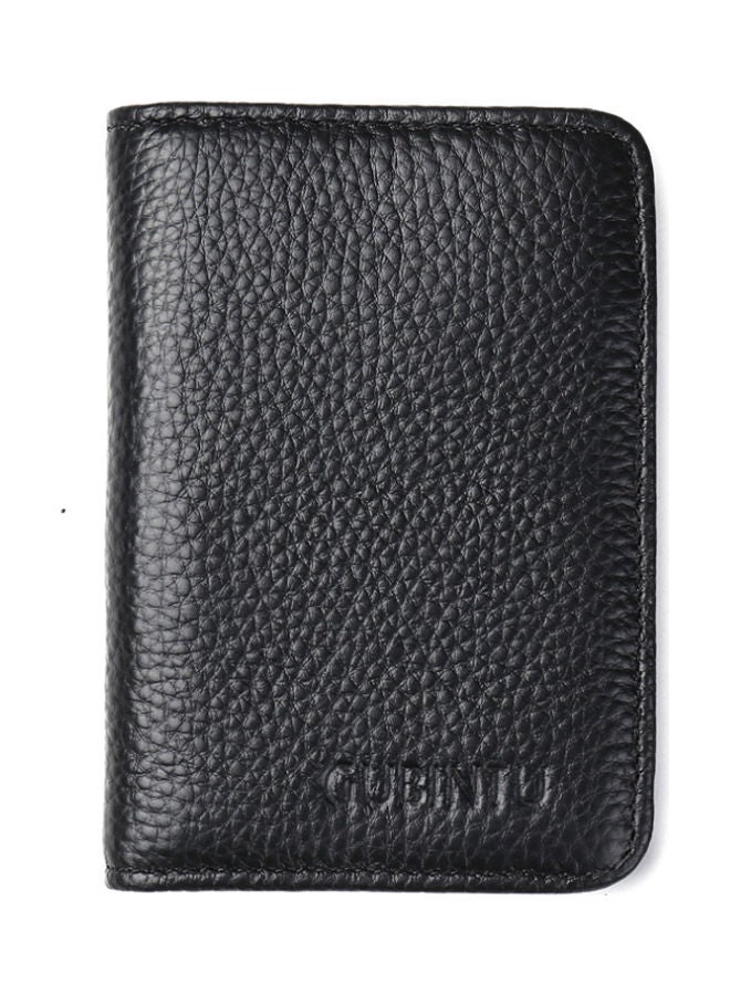 Beauenty - Mini Wallet Zipper Top Multi Functional Leather Coin Bag Black - Image 1