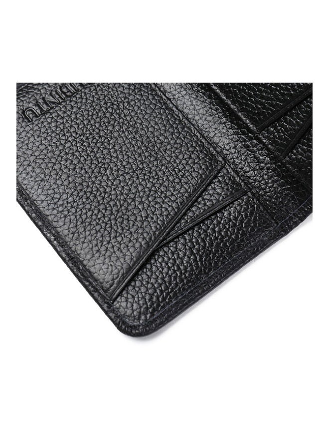 Beauenty - Mini Wallet Zipper Top Multi Functional Leather Coin Bag Black - Image 1