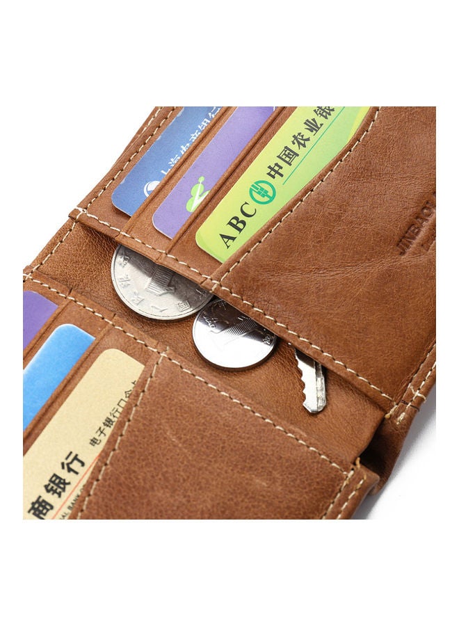 Beauenty - First Leather Leisure Wallet Card Bag Brown - Image 1