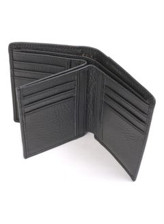 Beauenty Multi Functional Large Capacity Vertical Multi Card Leather Wallet Black  - Image 4
