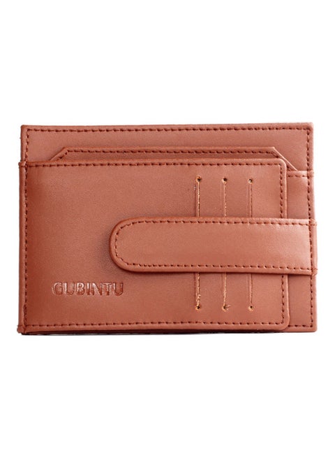 Genuine Leather U.S. Dollar Clip, Foreign Trade Wallet Brown