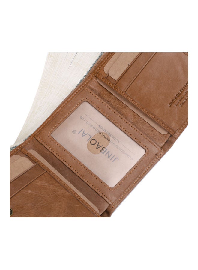 Leather Wallet Light Coffee