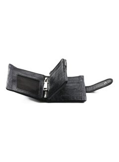 Beauenty Multifunctional Leather Zipper Buckle Coin Bag Wallet Black  - Image 4