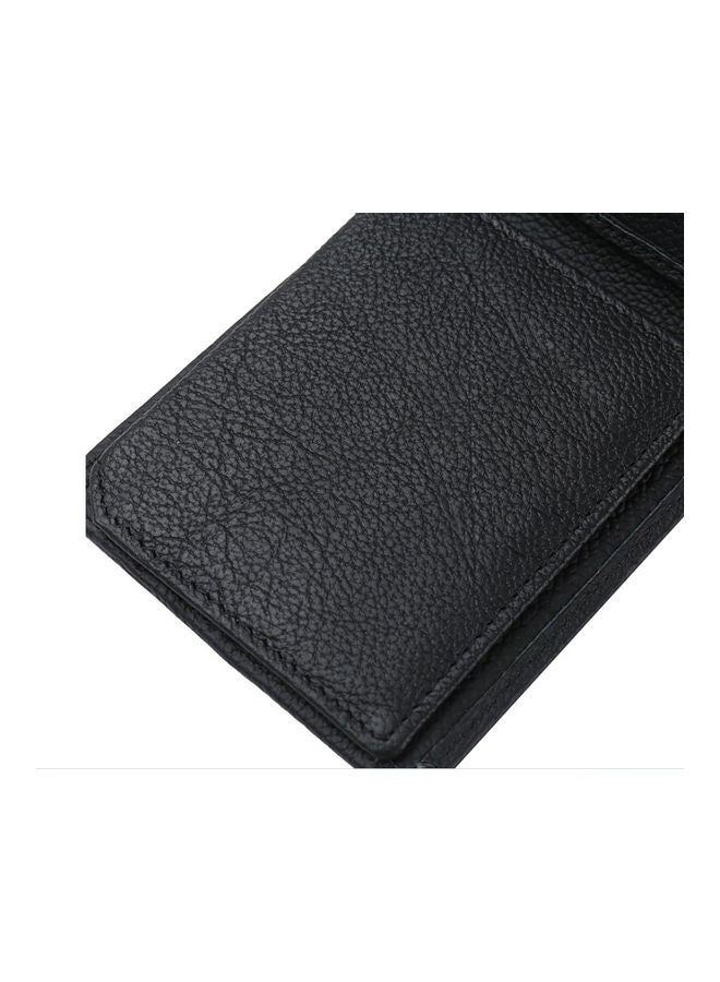 Beauenty - Compartment Security Wallet Anti Theft Electromagnetic Shielding Leather Purse Black - Image 1