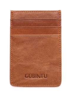 Real Pickup Case Anti Theft Card Cover Brown