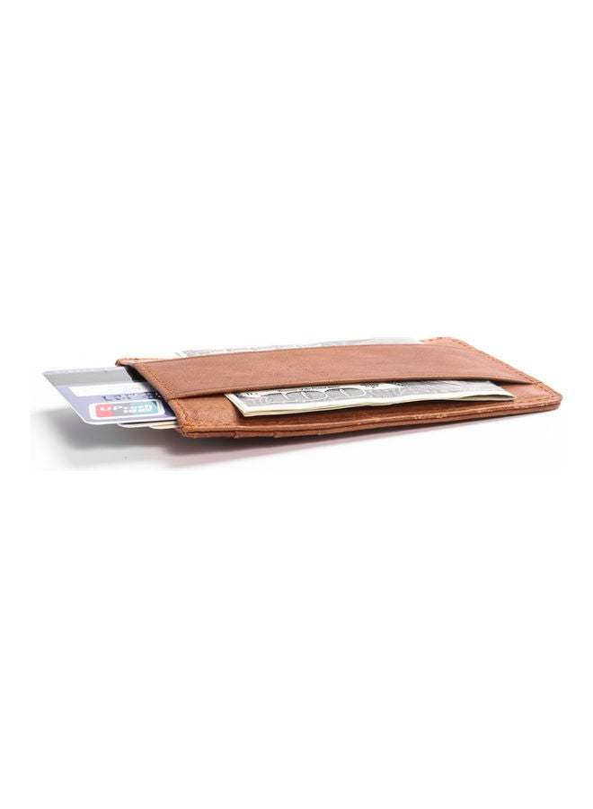 Beauenty - Real Pickup Case Anti Theft Card Cover Brown - Image 1