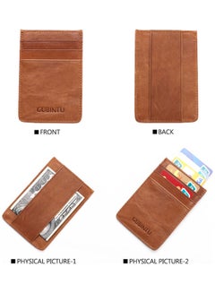 Beauenty Real Pickup Case Anti Theft Card Cover Brown  - Image 2