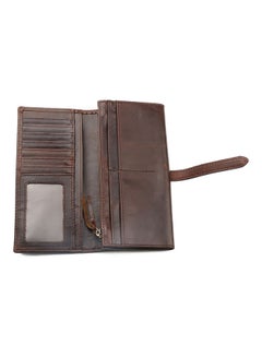 Beauenty Long Style Multi-Functional Leather Purse Bag Coffee  - Image 3
