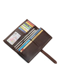 Beauenty Long Style Multi-Functional Leather Purse Bag Coffee  - Image 4