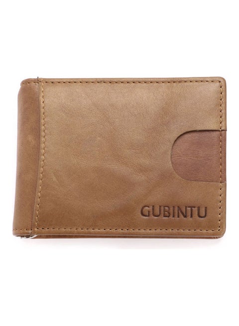 Rfid Anti Magnetic Wallet Case Brown