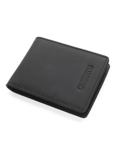 Beauenty Double Drawstring Leather Antimagnetic Rfid Multi Function Wallet Black  - Image 1