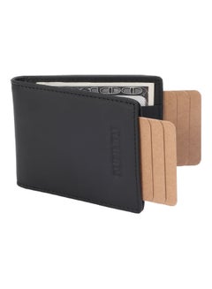 Beauenty Double Drawstring Leather Antimagnetic Rfid Multi Function Wallet Black  - Image 2