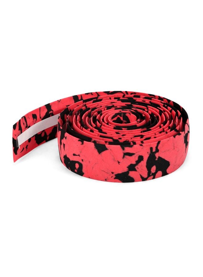 Generic - 4-Piece Printed Handlebar Tapes With Plugs 210x0.28x3cm - Image 1