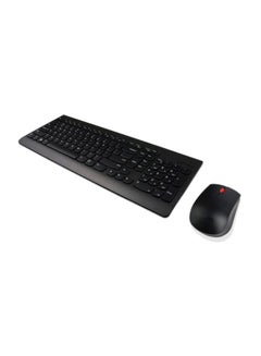 Lenovo Wireless Keyboard With Mouse Set Black/White  - Image 2