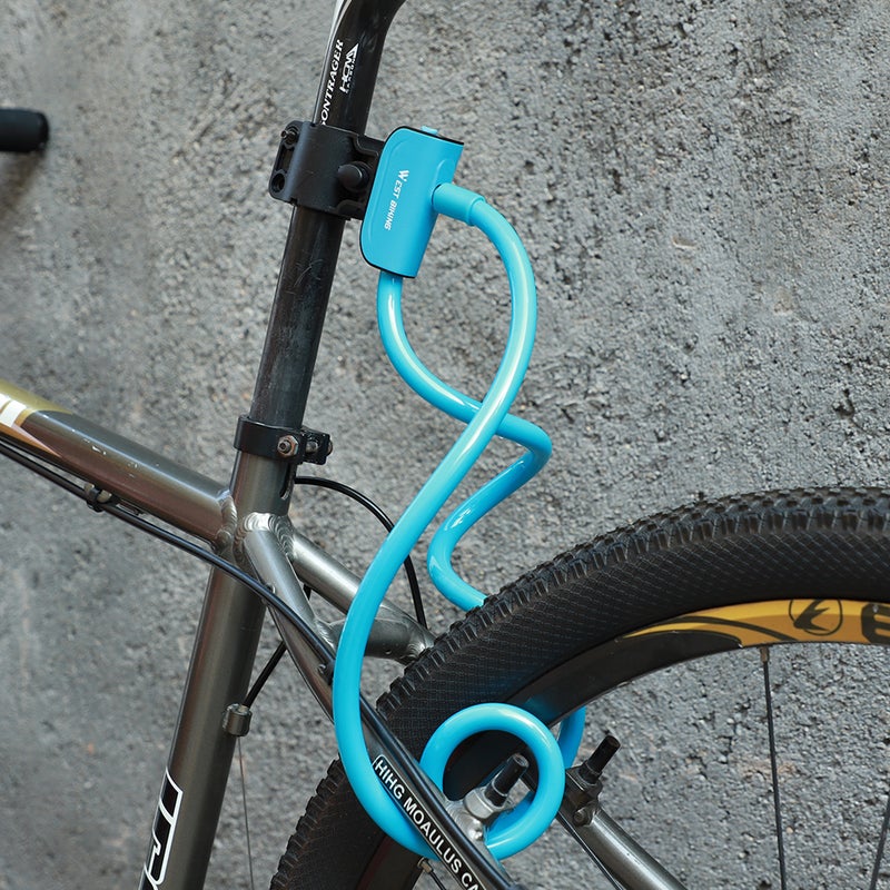 WEST BIKING - Bicycle Chains Lock Anti-theft Safety 19.5cm 19.5cm - Image 1